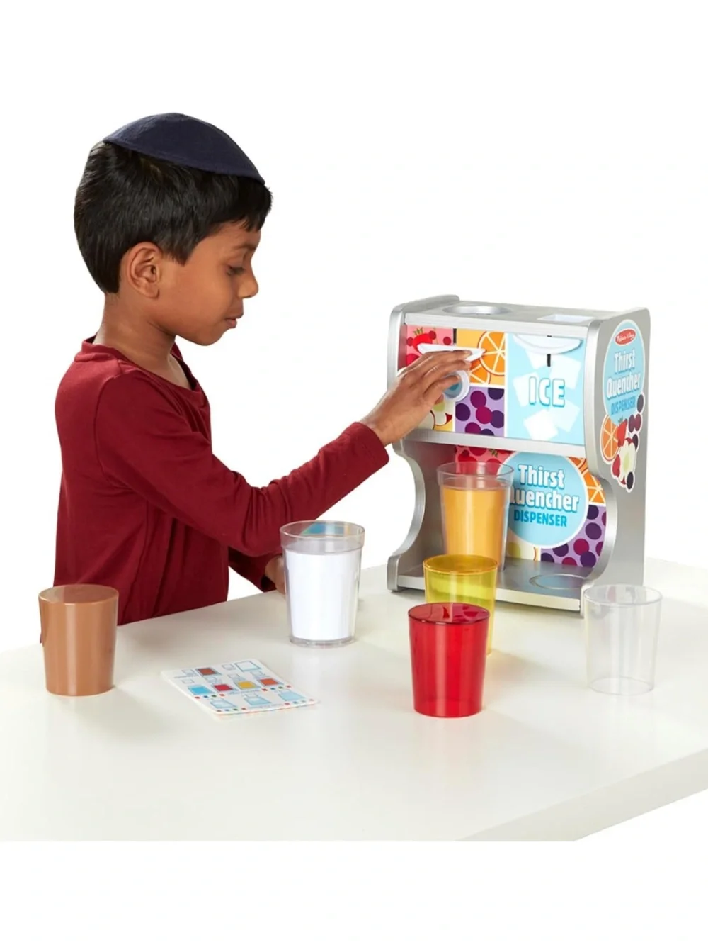 Melissa & Doug Thirst Quencher Drink Dispenser Play Set — Juice Ice Cubes